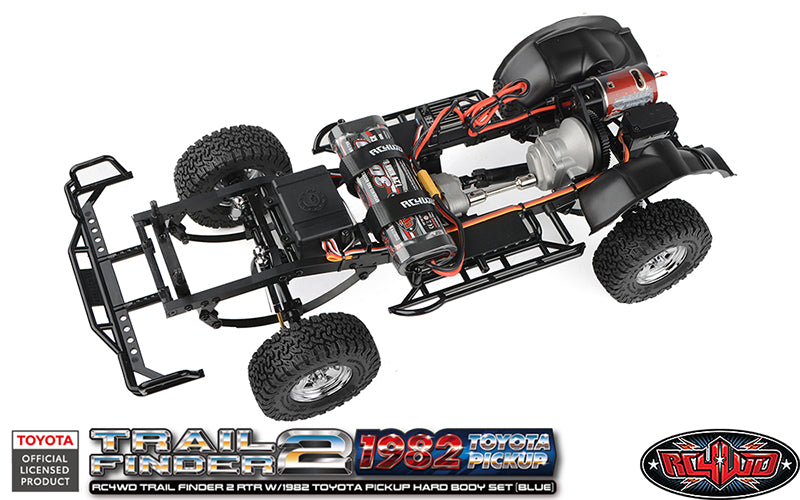 RC4WD 1/10 トレイルファインダー2 4WD RTR ロッククローラー トヨタ ハイラックス ピックアップ ボディ ブルー Z-RTR0069