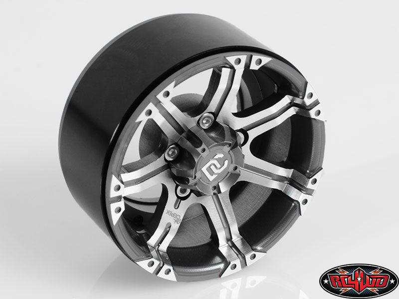 RC4WD Dick Cepek ガンメタル 7 1.9 インチ内部ビードロック ホイール Z-W0027