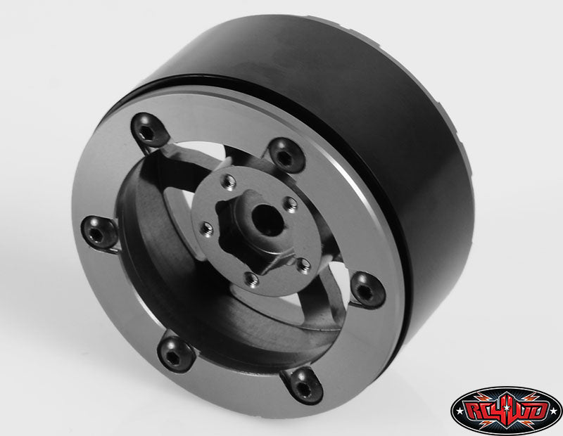 RC4WD Dick Cepek ガンメタル 7 1.9 インチ内部ビードロック ホイール Z-W0027