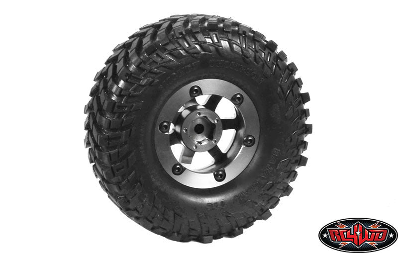 RC4WD Dick Cepek ガンメタル 7 1.9 インチ内部ビードロック ホイール Z-W0027