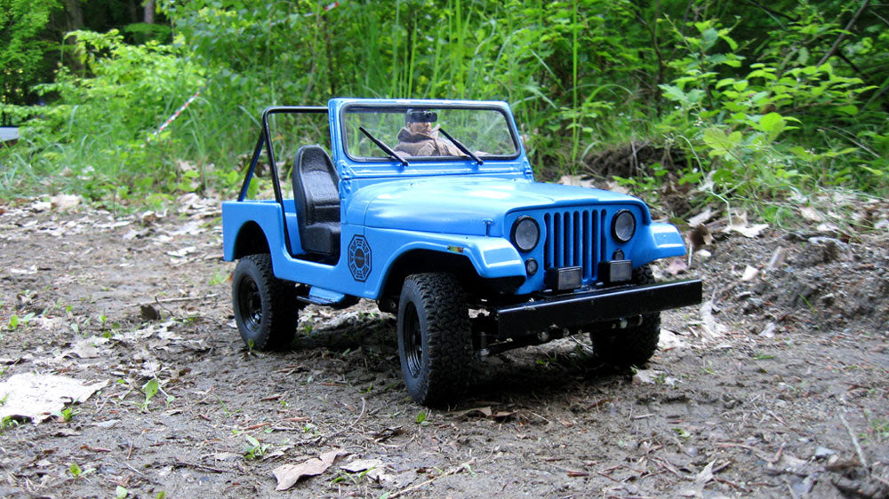 RC4WDスタンプスチール1.55 "ストックホワイトビードロックホイール(4本) - RCTRAIL