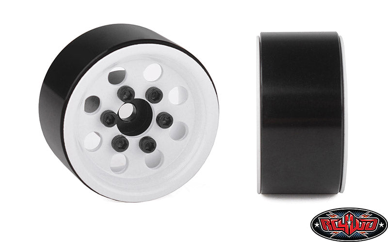 RC4WD スタンプスチール 1.0インチ Pro8 ビードロックホイール(ホワイト) Z-W0357