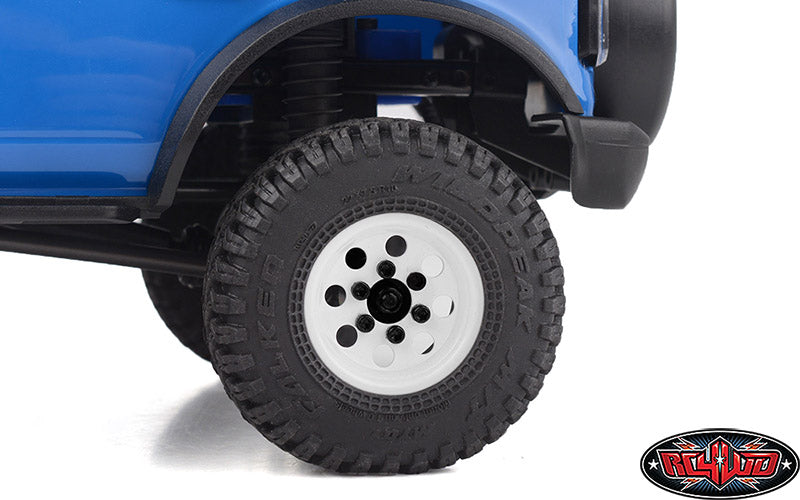 RC4WD スタンプスチール 1.0インチ Pro8 ビードロックホイール(ホワイト) Z-W0357