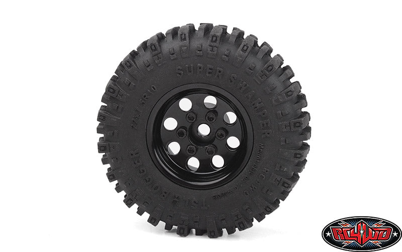 RC4WD スタンプスチール 1.0インチ Pro8 ビードロックホイール(ブラック) Z-W0358