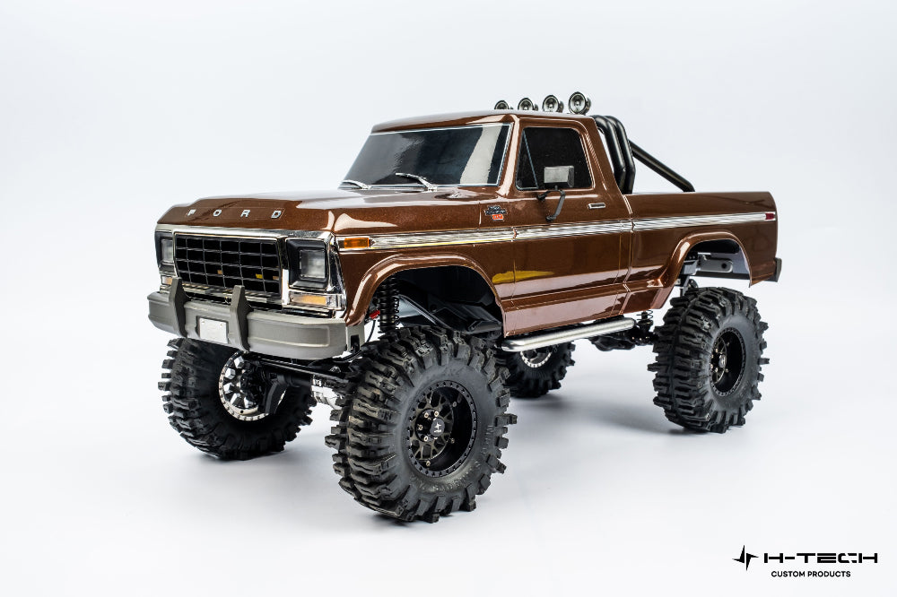 H-TECH 1/10トラクサス TRX4用 アルミメタルサイドステップ HTSS-04各色