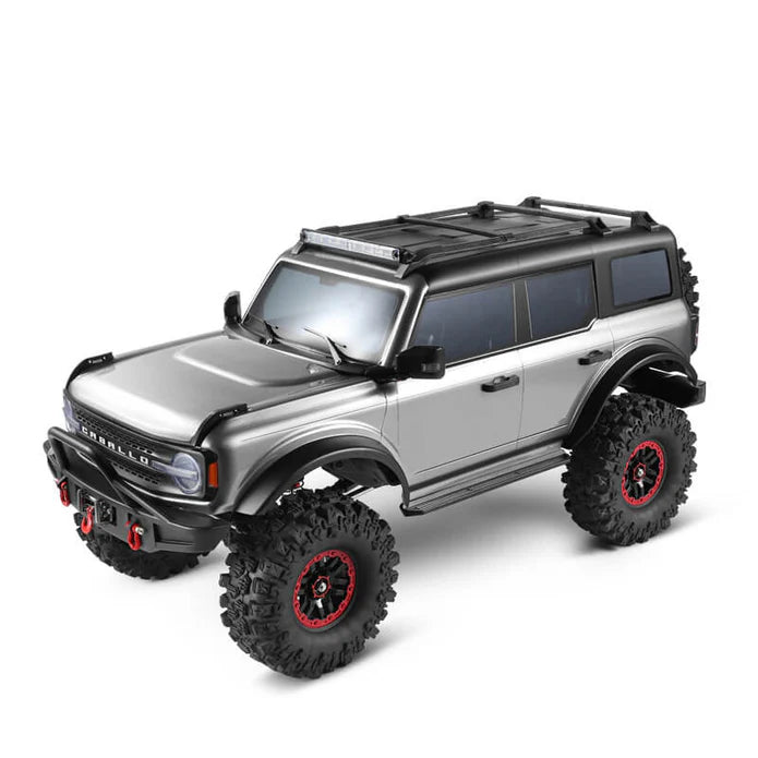 WLtoys 1:10 RCカー CABALLO 4WD オフロード クライミング車両 2.4G リモートコントロール クローラー ブロンコ グレー 104020