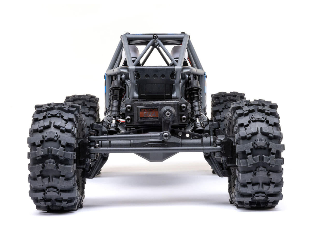 アキシャル UTB18 Capra 4WS 1/18 RTR 4WD アンリミテッドトレイルバギー(ブルー)2.4GHzラジオ、バッテリー、充電器付き AXI-1750T1