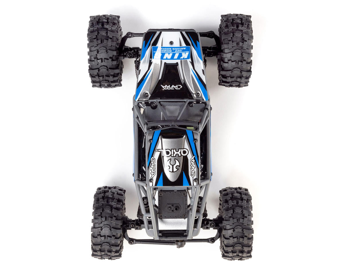 アキシャル UTB18 Capra 4WS 1/18 RTR 4WD アンリミテッドトレイルバギー(ブルー)2.4GHzラジオ、バッテリー、充電器付き AXI-1750T1