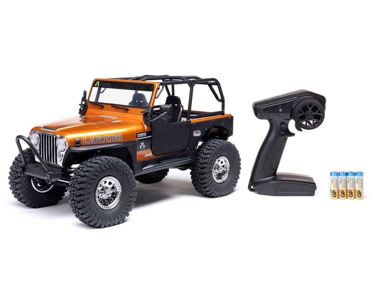 アキシャル 1/10 SCX10 III ジープ CJ-7 4WD ブラシ付き RTR、コッパー