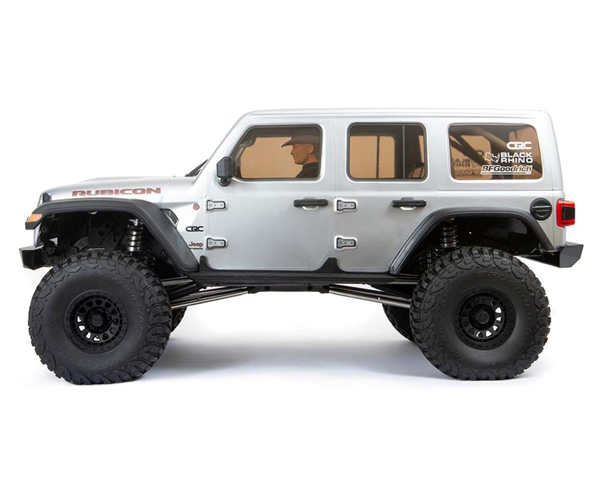 アキシャル 1/6 SCX6 ジープ JLU ラングラー 4X4 ロッククローラー RTR: シルバー