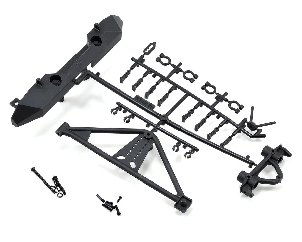 アキシャル SCX10 Poison Spyder JK RockBrawler リアバンパー&タイヤキャリア AX80126