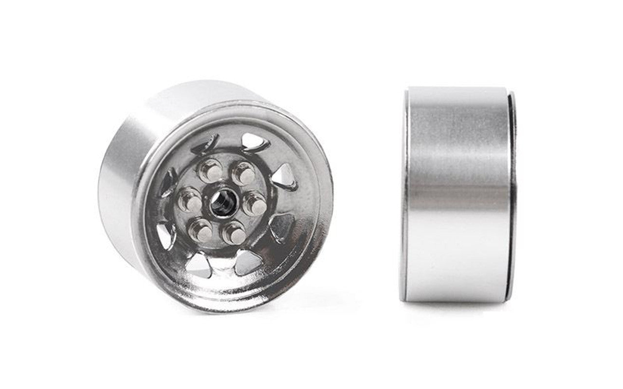 RC4WD スRC4WD タンプスチール 0.7インチ ストックビードロックホイール (クローム) Z-W0093
