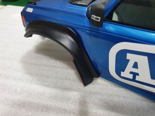 H-TECH 1/10 トラクサス TRX4適合 ブロンコ アルミメタルフェンダー フレア "ラプタータイプ"