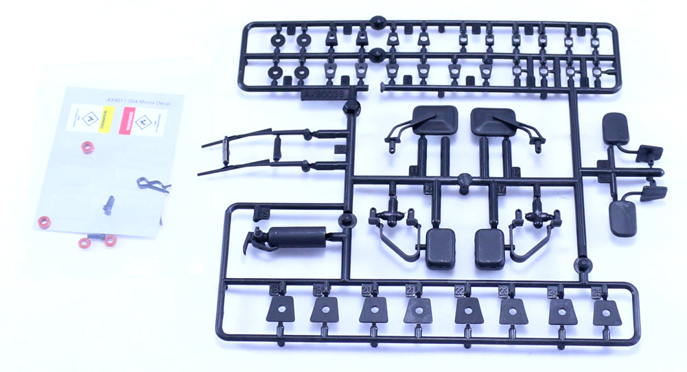 アキシャル 外装ディテールパーツ(ブラック) AX80038