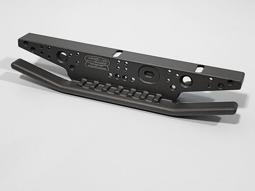 H-TECH 1/10 トラクサス TRX4適合 ランドローバー ディフェンダー アルミニウム メタル リアバンパー(LED付き)