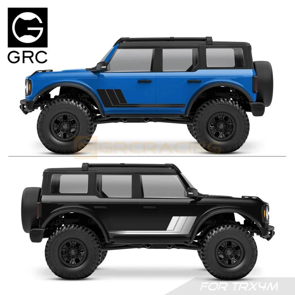 GRC Traxxas TRX4M ブロンコ用 ステンレススチール装飾シート A# G179A各色