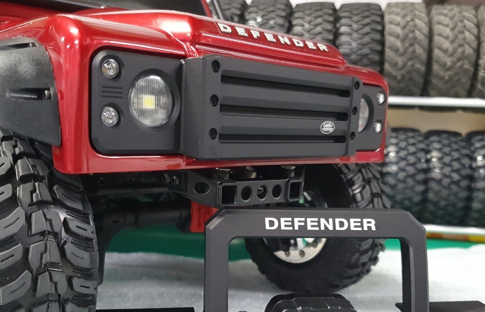 H-TECH 1/10 トラクサス TRX4適合 ランドローバー ディフェンダー アルミニウム メタル グリル