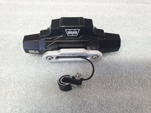 H-TECH 1/10 WARN アルミメタルウインチ&牽引フックセット