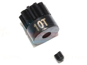 GPM Traxxas TRX-4用 レーシング スチール 10T ピニオンギア  ブラック TRX4010TBK