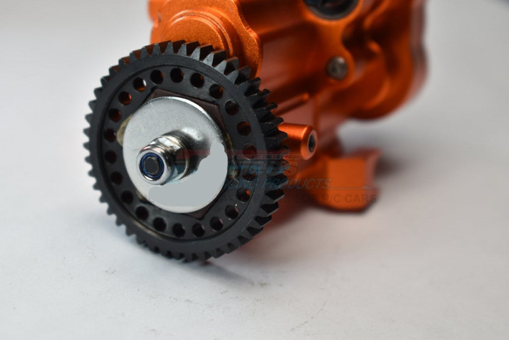 GPMRacing Traxxas TRX-4用 カーボンスチール スパーギア 45T - 1個 ブラック TRX4045TSBK