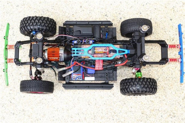 GPM Racing Traxxas TRX-4用 アルミ製バッテリーホールドダウン TRX40126各色