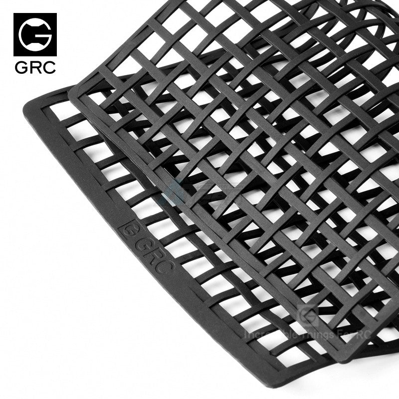 GRC RCクローラー用(Slash UDR LOSI Short Course RR10 TRX4) アクセサリー ラバーラゲッジネットセット ブラック GAX0101 - RCTRAIL