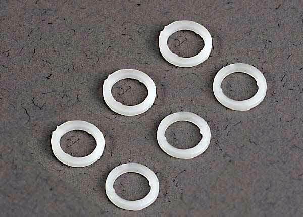 トラクサス プラスチックワッシャー 5x8x1 mm (6個) 3685