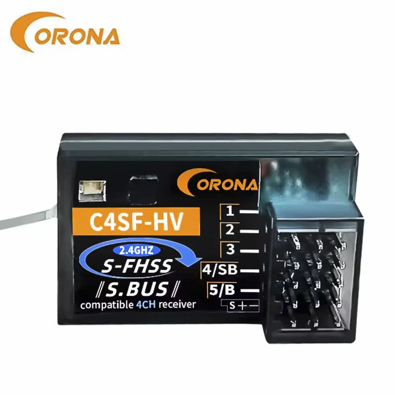 コロナ Corona C4SF-HV 4CH 受信機 レシーバー S.BUS 2.4G S-FHSS フタバ 互換 C4SF-HV