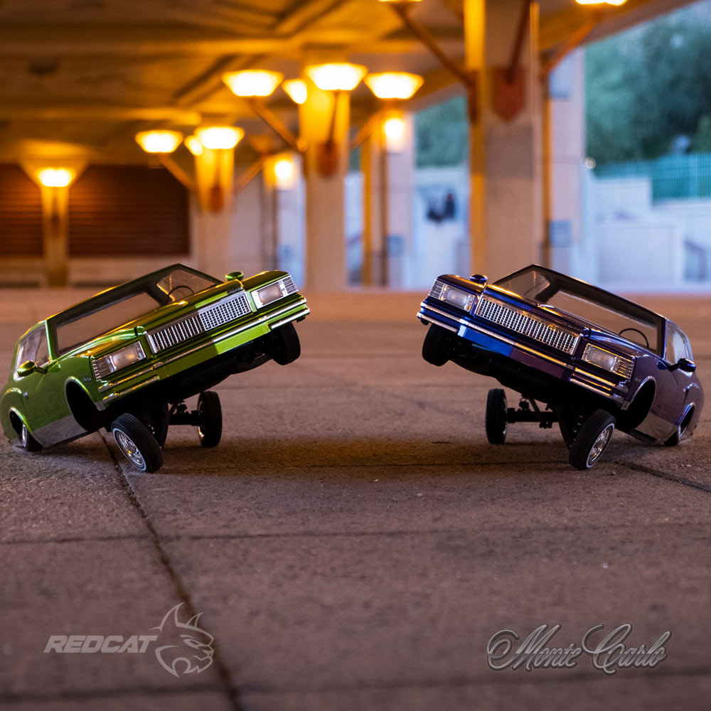 Redcat シボレー モンテカルロ ローライダーRC カー 1/10 スケール 1979 パープル 塗装済み完成品