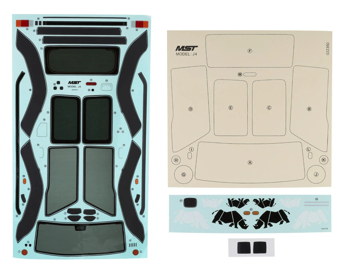 MST J4 ボディ(クリア) 720012