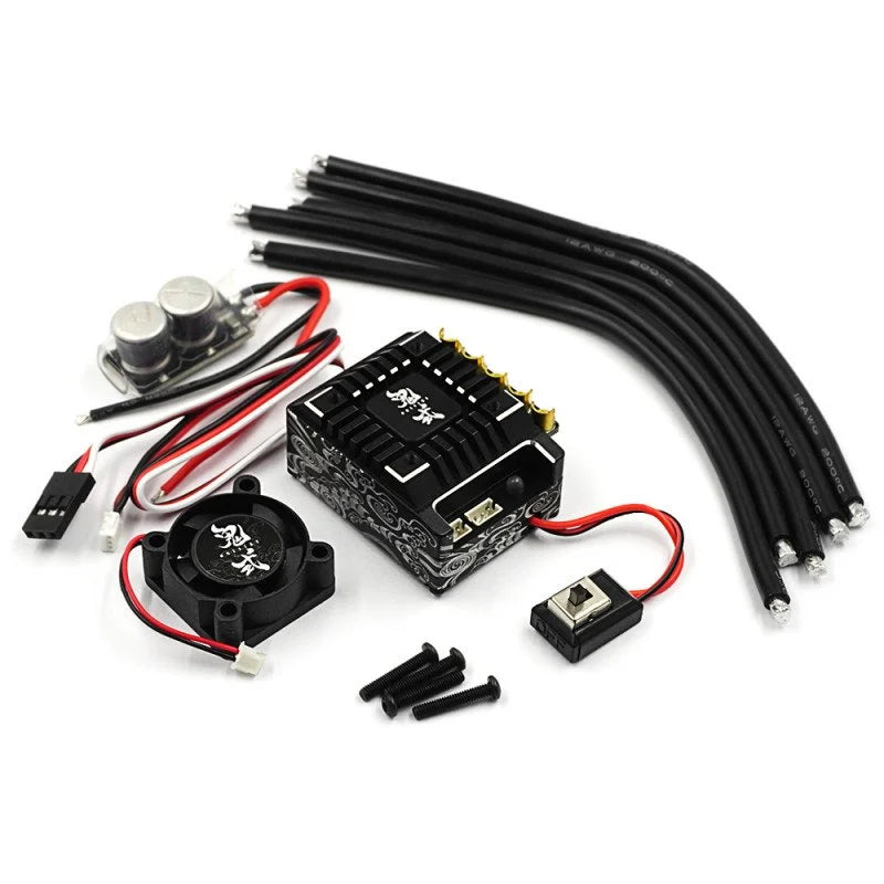 鬼式 ONISIKI 120A 限定版 ブラシレスセンサー付き ドリフト ESC アンプ 1/10/1/12用 ONI4604