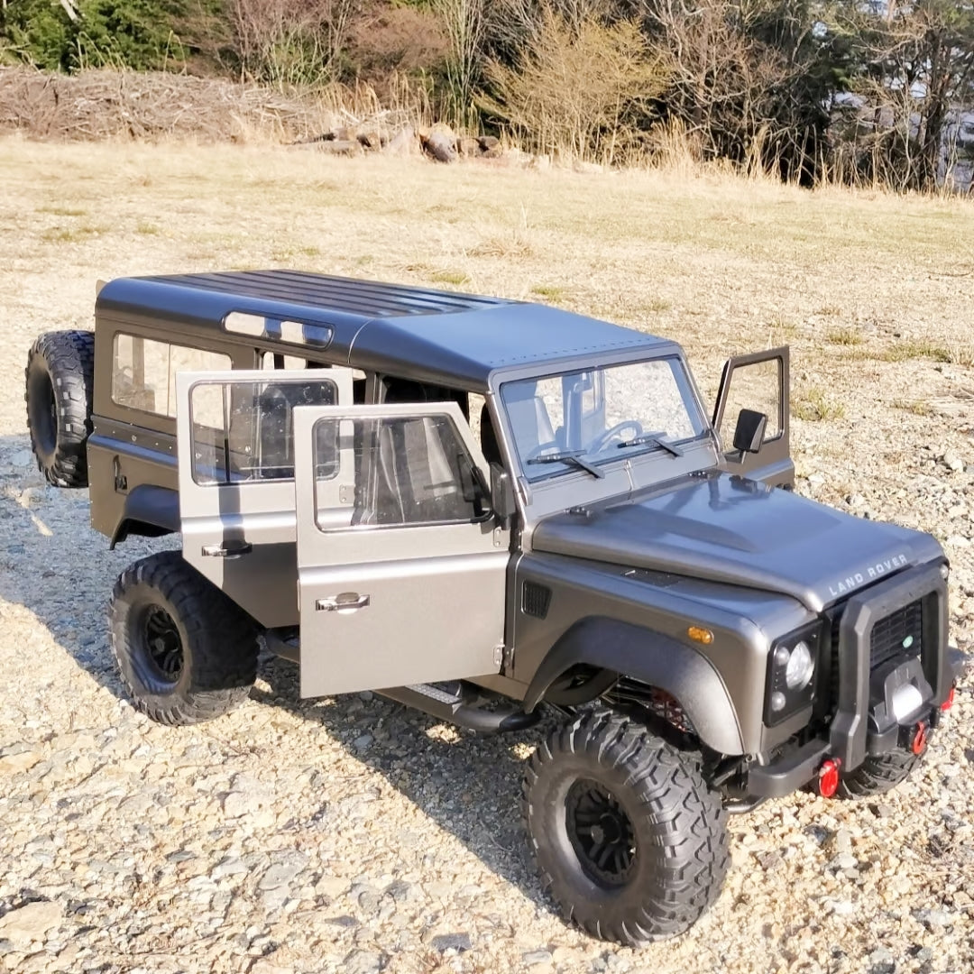 Double E 1/8スケール ランドローバー ディフェンダー D110 グレー E101-003 POA4406441