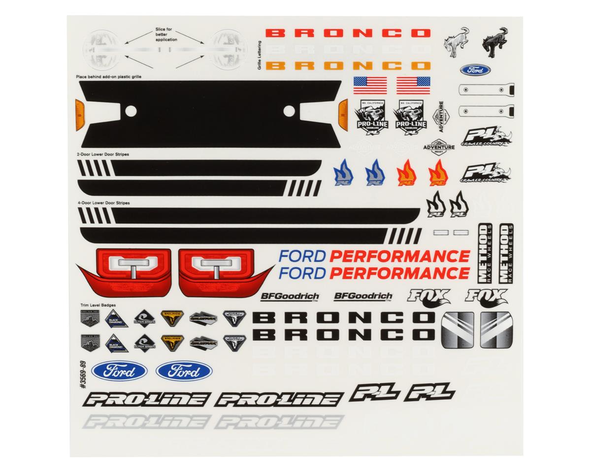 プロライン 2021 フォード ブロンコ 12.3インチ クローラーボディ (クリア) 3570-00