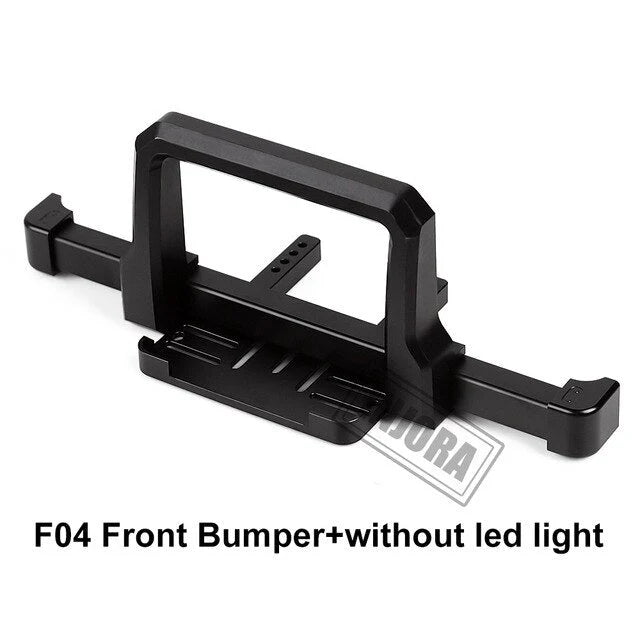 INJORA Traxxas TRX-4 用 クラシック メタル フロント バンパー