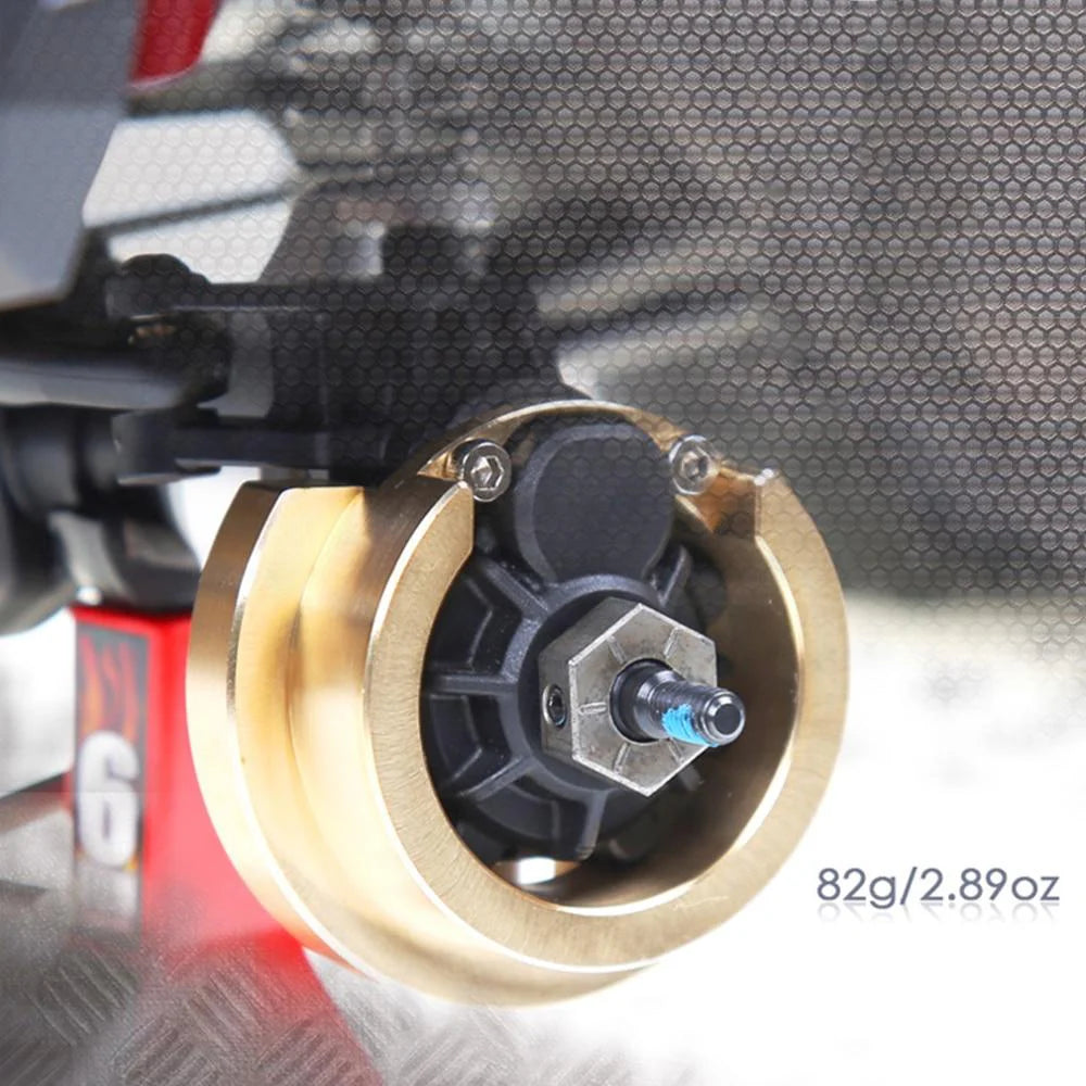 INJORA TRX-4 TRX-6用 82g/個 真鍮カウンターウェイト バランスウェイト #8251