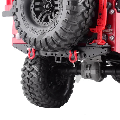 INJORA Traxxas TRX-4用メタルリアバンパー(Dリング付き)