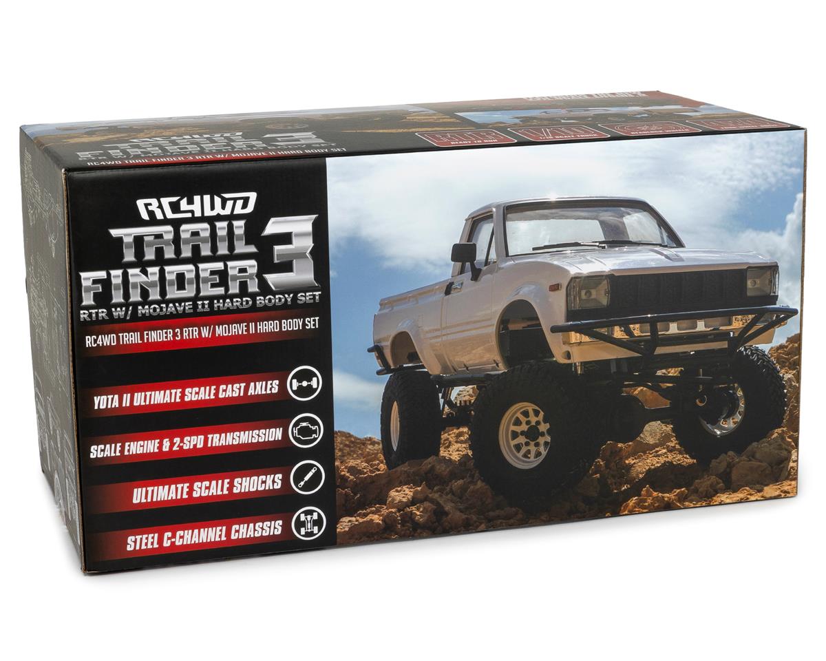 RC4WD 1/10 スケール トレイルファインダー 3 RTR ロッククローラー モハベ II ボディセット 2.4GHz ラジオ & バッテリー付き