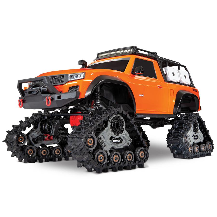 【 タイヤホイール4本付き! 】トラクサス 1/10 TRX4 Mad Terrain TRAXX クリップレス RTR LEDライト付き オレンジ traxxas 82034-4 - RCTRAIL