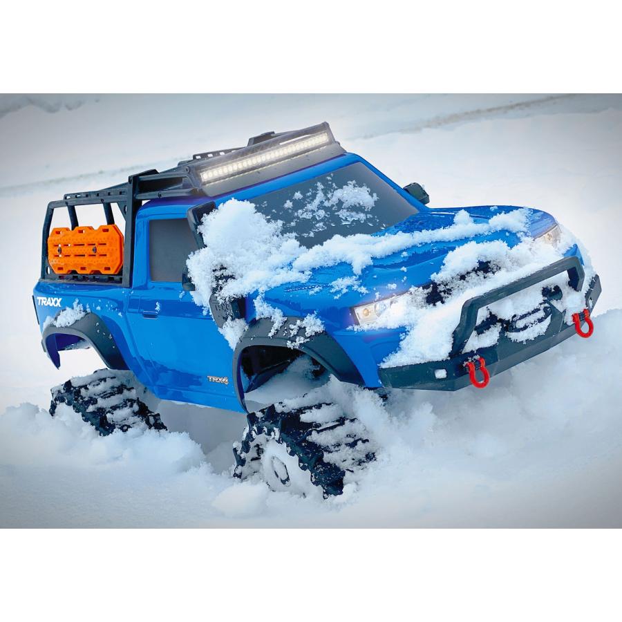 【 タイヤホイール4本付き! 】トラクサス 1/10 TRX4 Mad Terrain TRAXX クリップレス RTR LEDライト付き ブルー traxxas 82034-4_blue - RCTRAIL