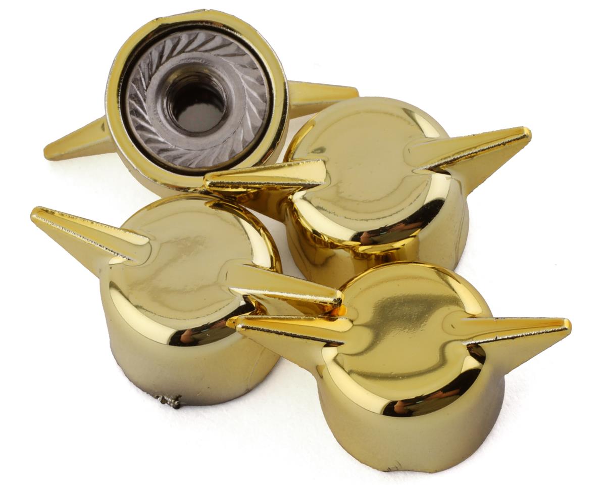 REDCAT SixtyFour Whitewall Low Pro タイヤ&ホイール(ホイールナット付き)(ゴールド) RER14434