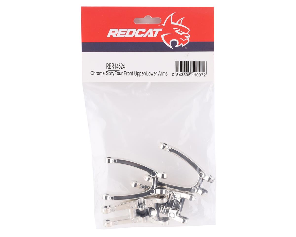 REDCAT SixtyFour フロントアッパー&ロワーアーム(クローム) RER14524