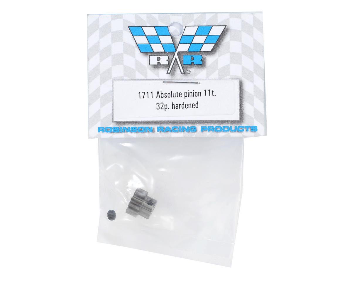 RRP ロビンソンレーシング アブソリュート 32P 硬化ピニオンギア (11T) 1711