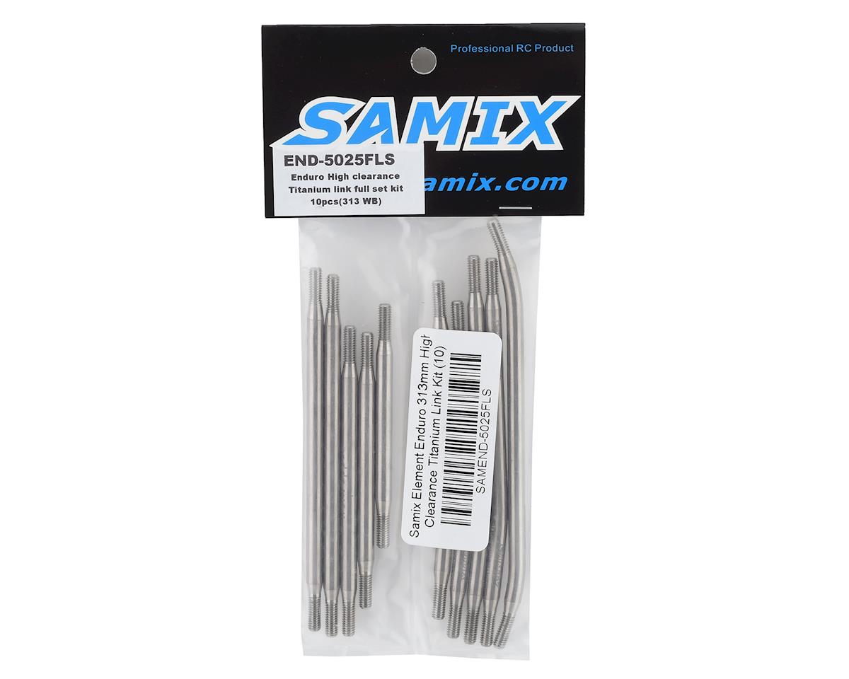 サミックス エンデューロ チタン ハイクリアランス (10個) フルセットリンクキット (313mmロングホイールベース) SAMIX END-5025FLS