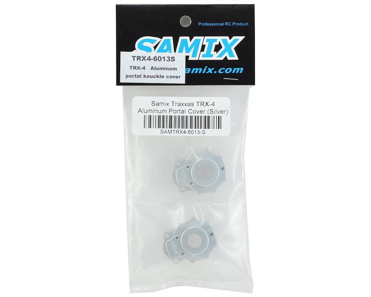 サミックス Traxxas TRX-4 用 アルミポータルカバー(2個) TRX4-6013