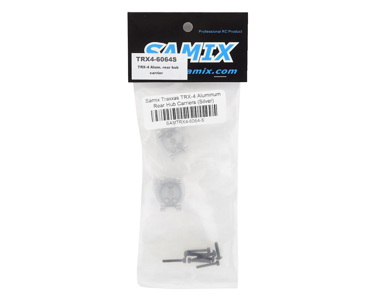 サミックス Traxxas TRX-4用 アルミリアハブキャリア 2個 各色 TRX4-6064