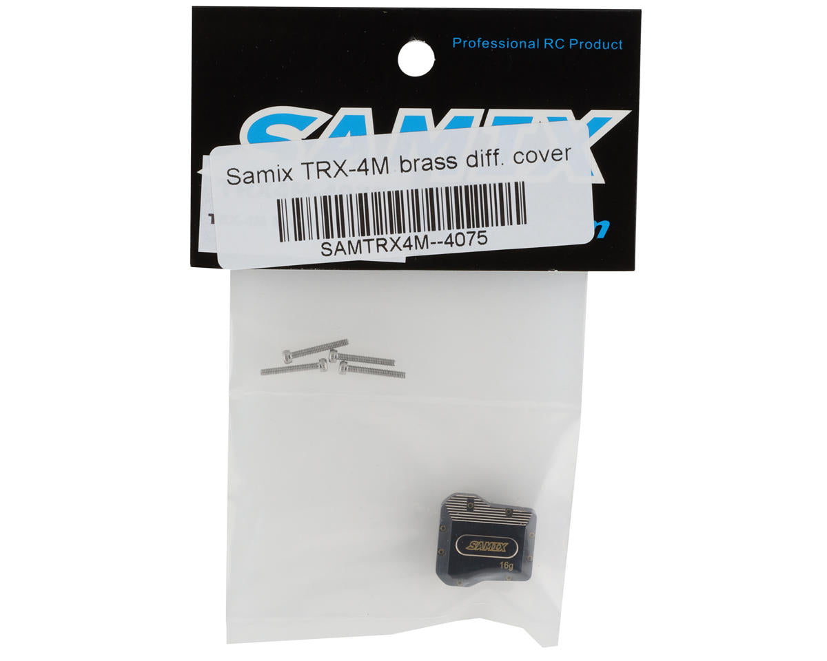 サミックス Traxxas TRX4M用 真鍮製デファレンシャルカバー TRX4M-4075各色