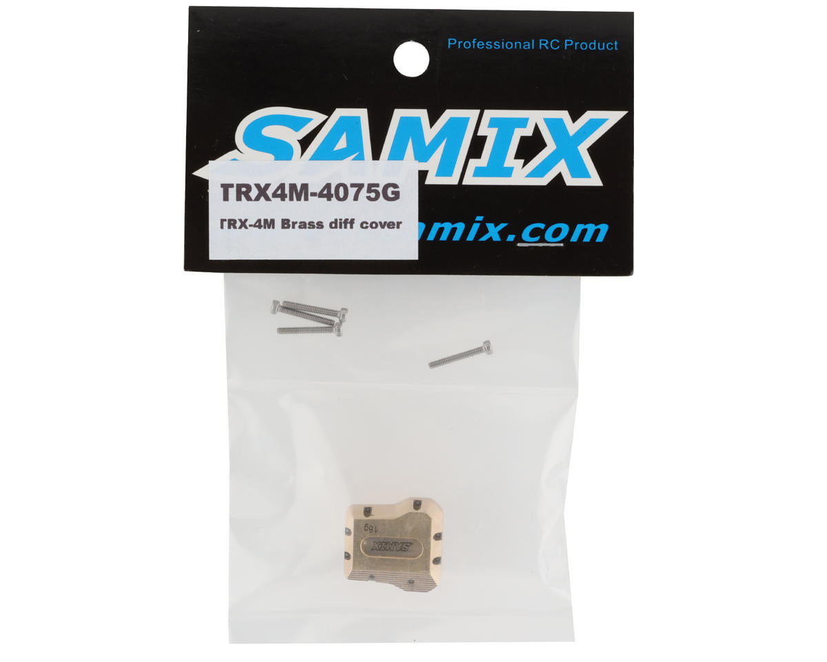 サミックス Traxxas TRX4M用 真鍮製デファレンシャルカバー TRX4M-4075各色