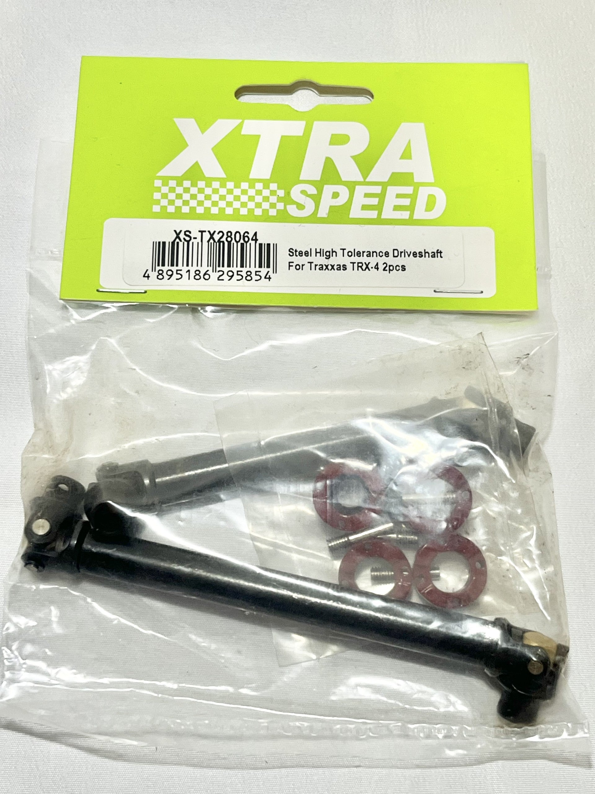 Xtra Speed トラクサス TRX4 用 スチール製ドライブシャフト XS-TX28064