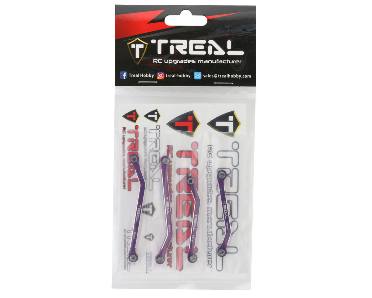 TREAL HOBBY Traxxas TRX-4M用 アルミ製 ハイクリアランス ロアサスペンションリンク 各色