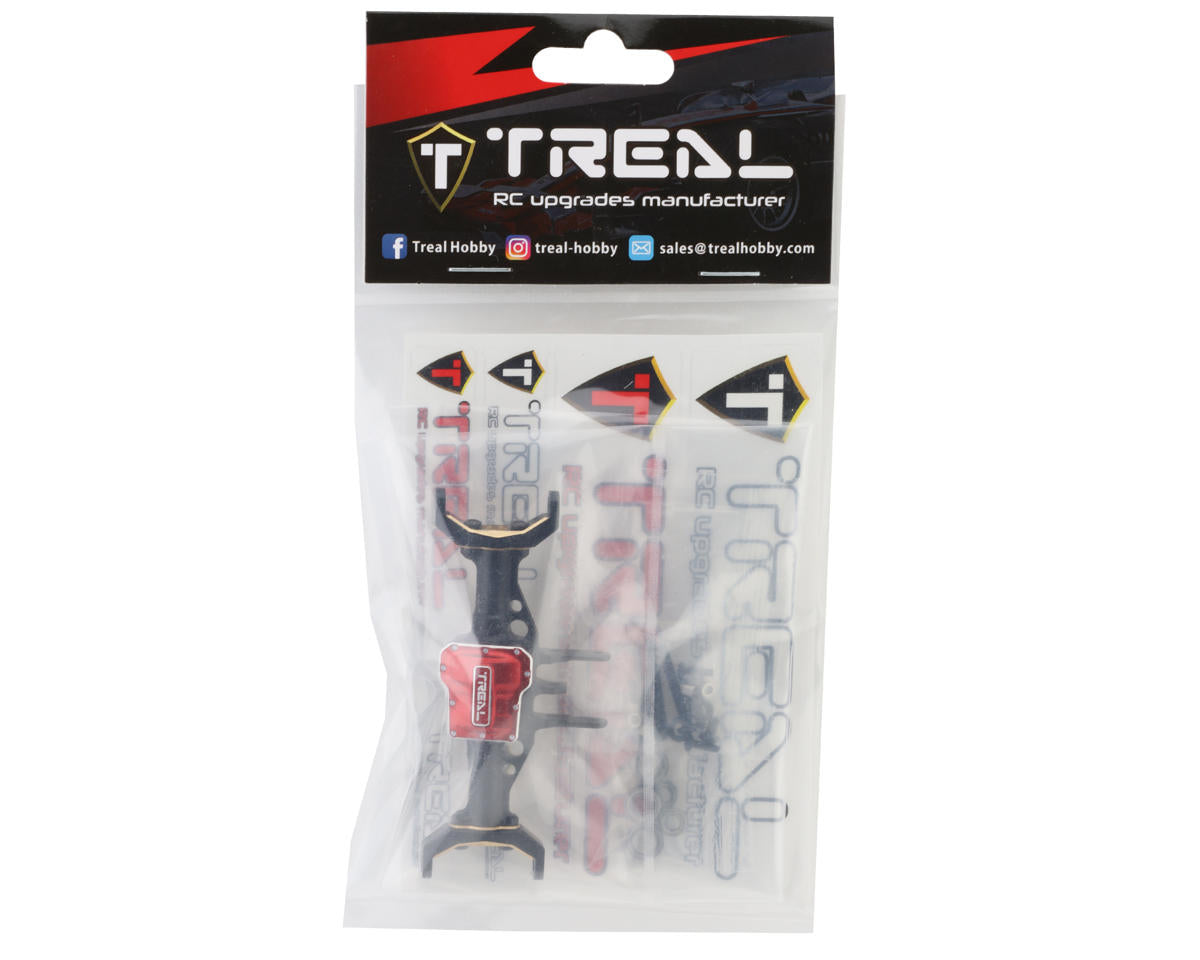 TREAL HOBBY Traxxas TRX-4M 用 アルミ製フロントアクスルハウジング 真鍮Cハブ付き 各色